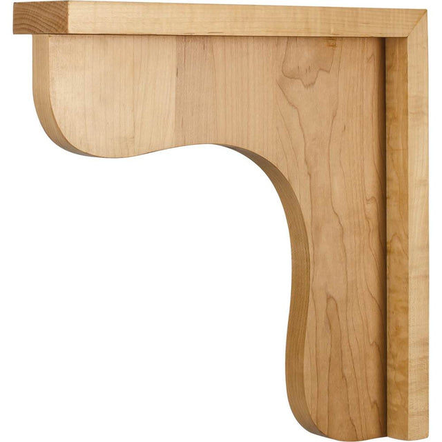 Hardware Resources - 2-1/2'' W x 12'' D x 12'' H Alder Bar Corbel - Unfinished