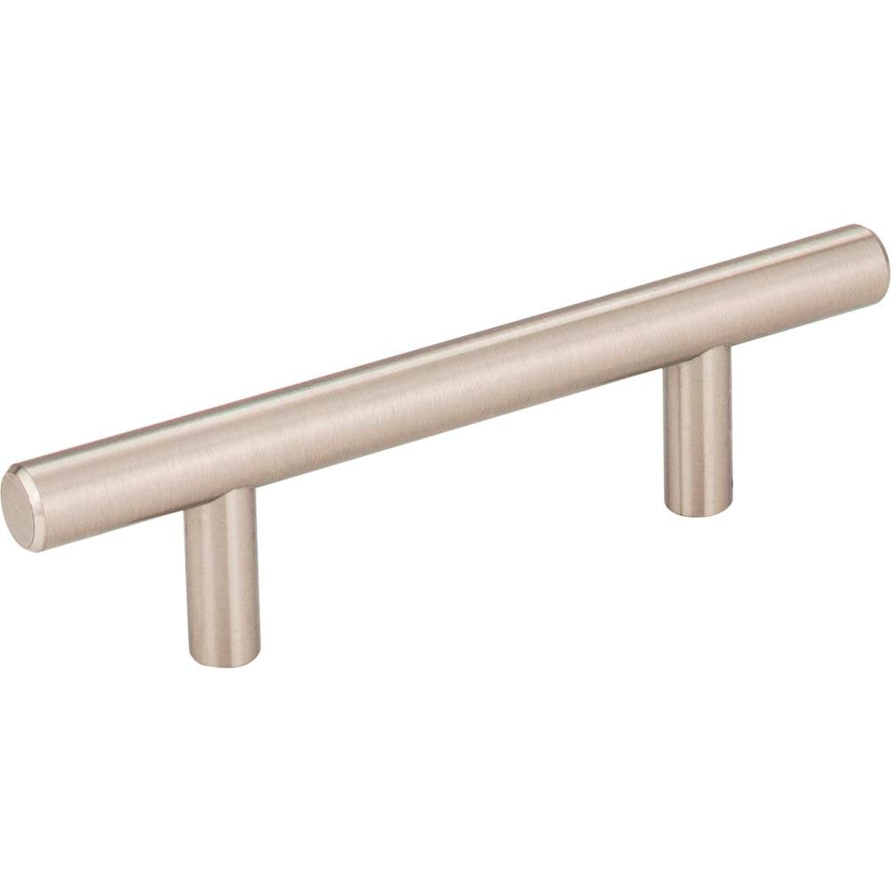 Hardware Resources - 3'' Center-to-Center Satin Nickel Naples Cabinet Bar Pull - Satin Nickel