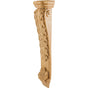 Hardware Resources - 8-1/2'' W x 4-3/4'' D x 35'' H Maple Low-profile Acanthus Corbel - Unfinished