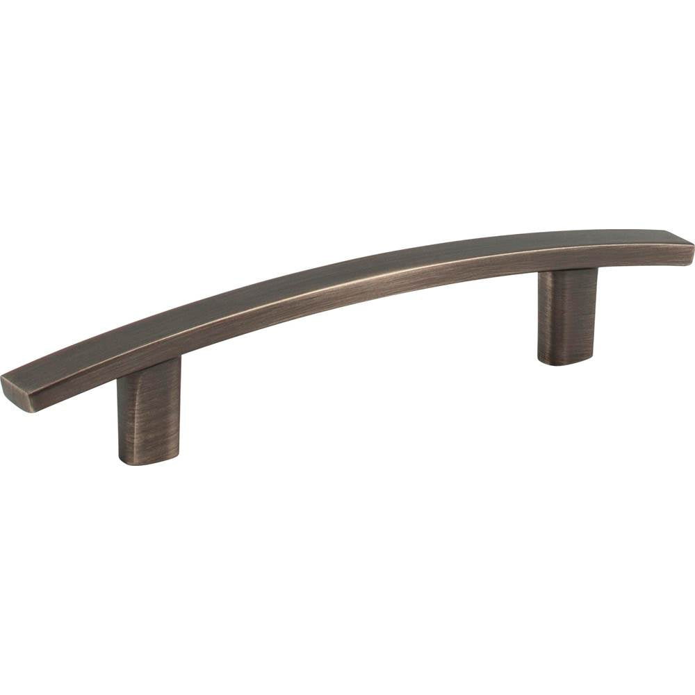 Hardware Resources - 96 mm Center-to-Center Brushed Pewter Square Thatcher Cabinet Bar Pull - Brushed Pewter