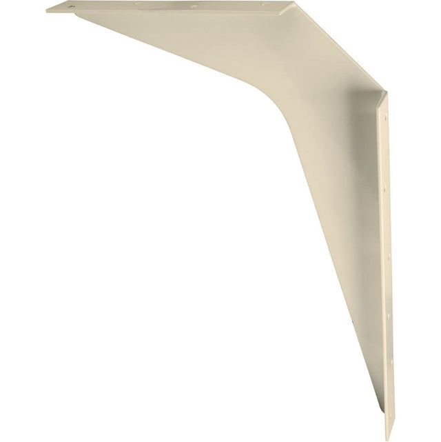 Hardware Resources - 12'' x 18'' Almond Workstation Bracket Sold by the Pair - Almond