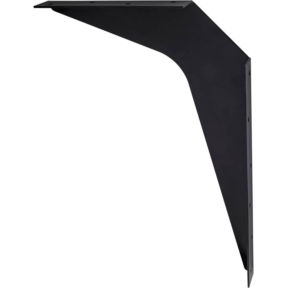 Hardware Resources - 12'' x 18'' Black Workstation Bracket Sold by the Pair - Black