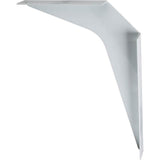 Hardware Resources - 12'' x 18'' White Workstation Bracket Sold by the Pair - White