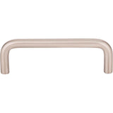 3-1/2'' Center-to-Center Brushed Chrome Torino Cabinet Wire Pull