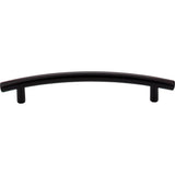 128 mm Center-to-Center Matte Black Arched Belfast Cabinet Pull
