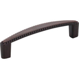 Hardware Resources - 96 mm Center-to-Center Brushed Oil Rubbed Bronze Rope Detailed Lindos Cabinet Pull - Brushed Oil Rubbed Bronze