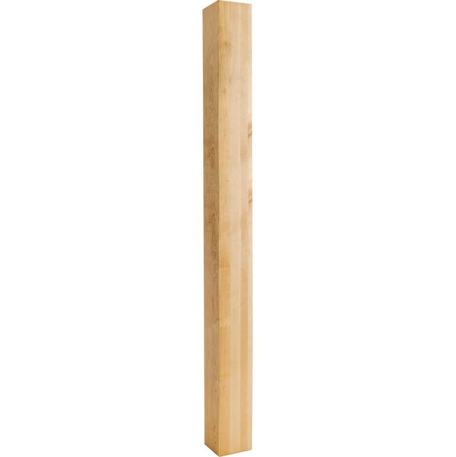 Hardware Resources - 3-1/2'' W x 3-1/2'' D x 42'' H Maple Square Post - Unfinished