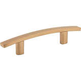 Hardware Resources - 3'' Center-to-Center Satin Bronze Square Thatcher Cabinet Bar Pull - Satin Bronze