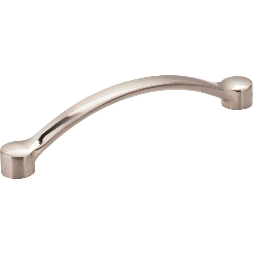 Hardware Resources - 128 mm Center-to-Center Satin Nickel Arched Belfast Cabinet Pull - Satin Nickel
