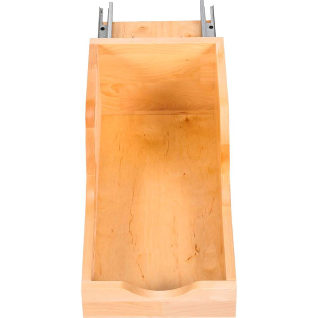 Hardware Resources - 12'' Wood High Back Rollout for Vanity Depth - UV Coated