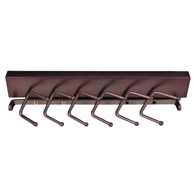 Hardware Resources - Brushed Oil Rubbed Bronze 12'' Sliding Tie Rack - Brushed Oil Rubbed Bronze