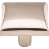 1-1/8'' Overall Length Distressed Antique Brass Square Glendale Cabinet Knob