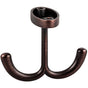 Hardware Resources - 1-9/16'' Brushed Oil Rubbed Bronze Double Prong Ceiling Mounted Hook - Brushed Oil Rubbed Bronze