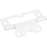Hardware Resources - White 3'' Swaged Loose Pin Non-Mortise Hinge with 6 Holes - White