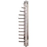Hardware Resources - Satin Nickel 12-Hook Cascading Tie Organizer - Satin Nickel
