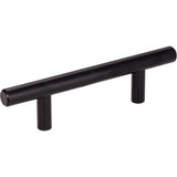 Hardware Resources - 3'' Center-to-Center Matte Black Naples Cabinet Bar Pull - Matte Black