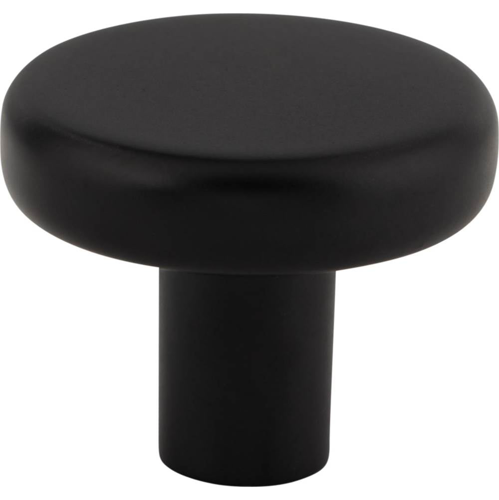 Hardware Resources - 1-1/4'' Diameter Matte Black Gibson Cabinet Knob - Matte Black
