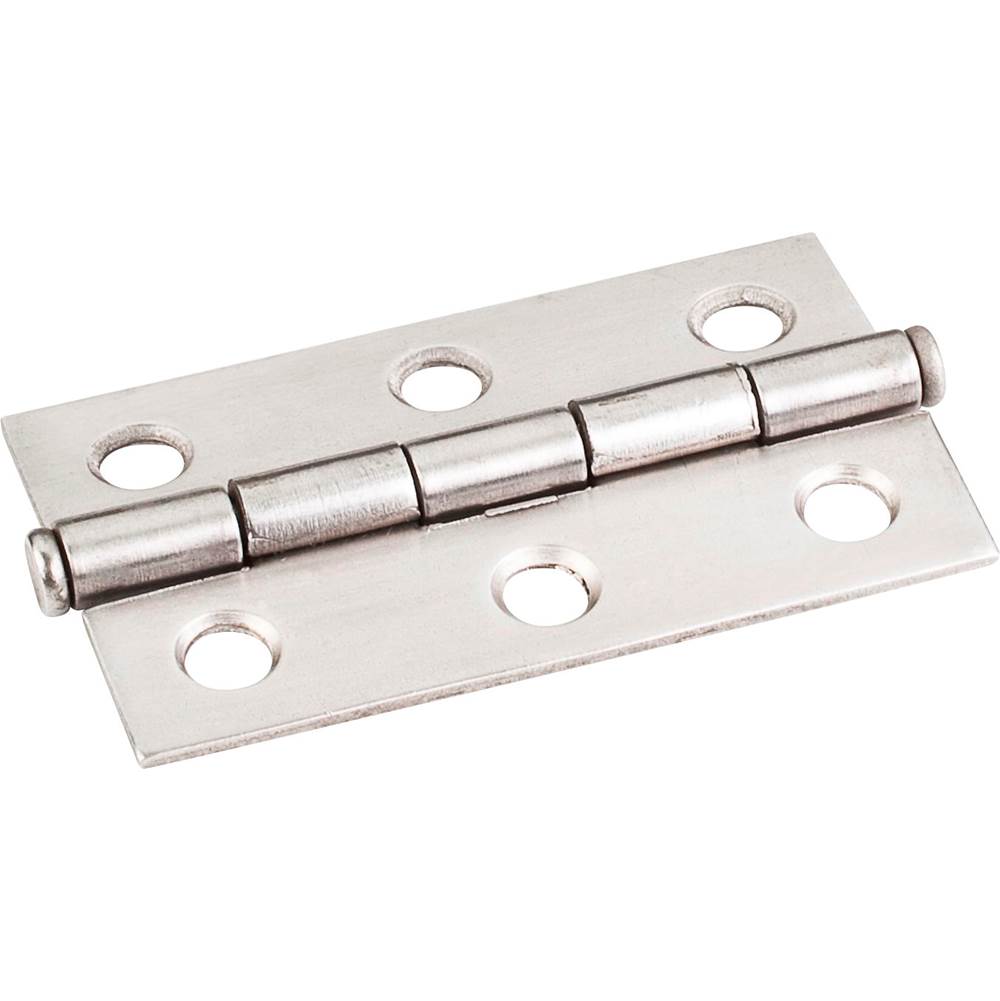 Hardware Resources - Stainless Steel 2-1/2'' x 1-1/2'' Single Half Swaged Butt Hinge - Stainless Steel
