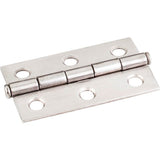 Hardware Resources - Stainless Steel 2-1/2'' x 1-1/2'' Single Half Swaged Butt Hinge - Stainless Steel