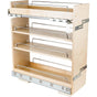 Hardware Resources - 8'' ''No Wiggle'' Base Cabinet Soft-close Pullout, Pre-Assembled - UV Coated