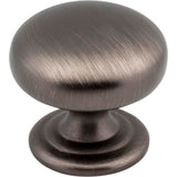 Hardware Resources - 1-1/4'' Diameter Brushed Pewter Florence Cabinet Mushroom Knob - Brushed Pewter