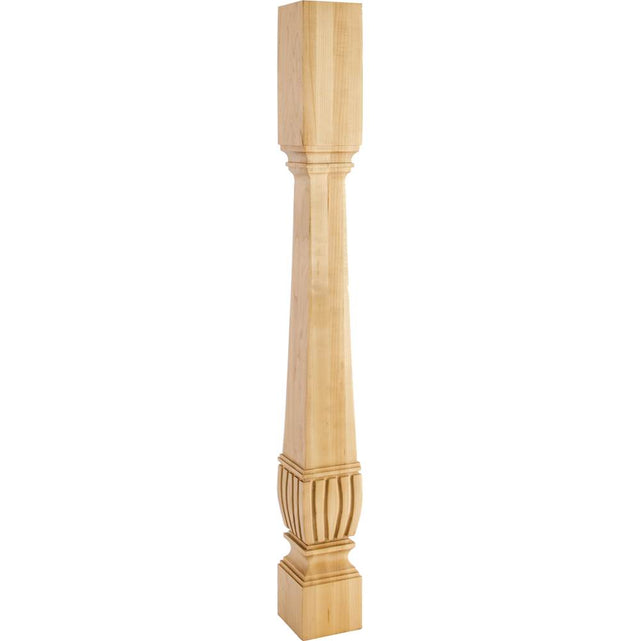 Hardware Resources - 3-3/4'' W x 3-3/4'' D x 35-1/2'' H Alder Arts and Crafts Post - Unfinished