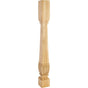 Hardware Resources - 3-3/4'' W x 3-3/4'' D x 35-1/2'' H Rubberwood Arts and Crafts Post - Unfinished