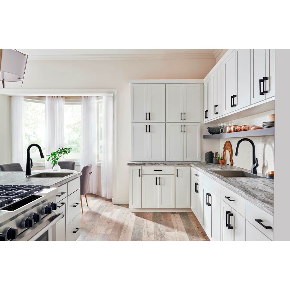 96 mm Center-to-Center Matte Black Knox Cabinet Bar Pull