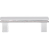 3'' Center-to-Center Brushed Pewter Square Park Cabinet Pull