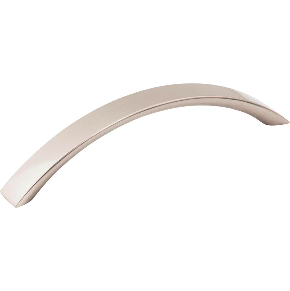 Hardware Resources - 128 mm Center-to-Center Satin Nickel Arched Belfast Cabinet Pull - Satin Nickel