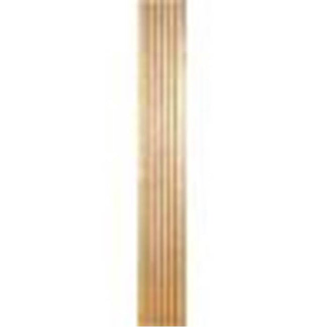 Hardware Resources - 5/8'' D x 3'' H Hard Maple Fluted Moulding - Unfinished