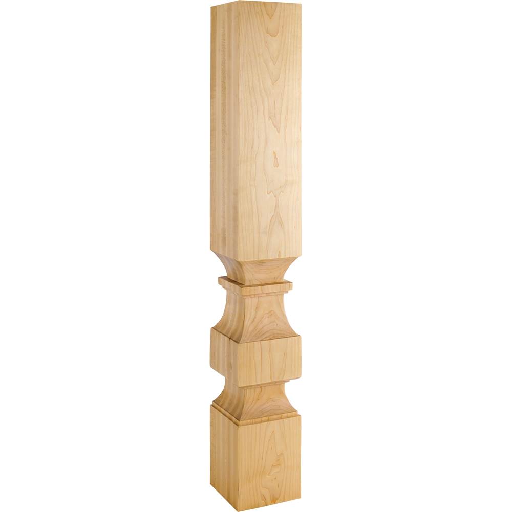 Hardware Resources - 5'' W x 5'' D x 35-1/2'' H Alder Greek Post - Unfinished