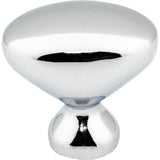 1-1/4'' Overall Length Brushed Pewter Oval Merryville Cabinet Knob