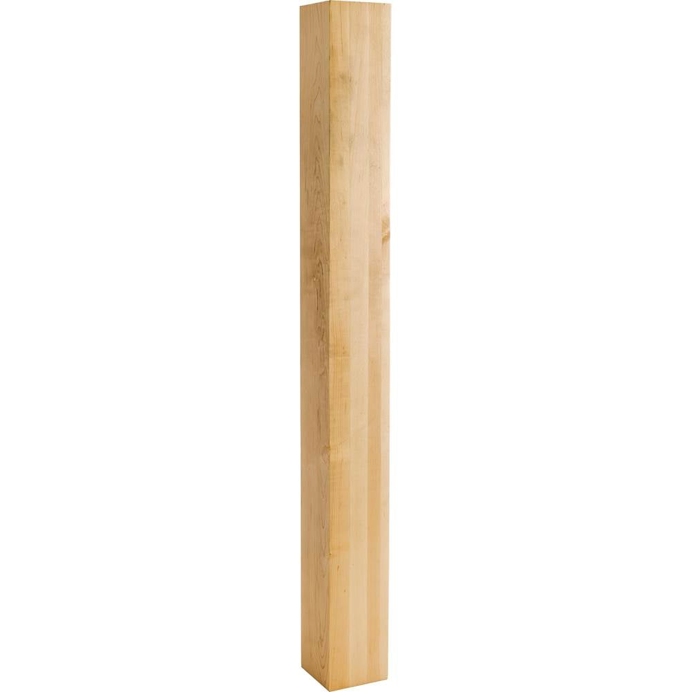 Hardware Resources - 3-1/2'' W x 3-1/2'' D x 35-1/2'' H Maple Square Post - Unfinished