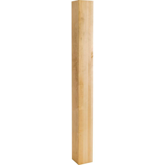 Hardware Resources - 3-1/2'' W x 3-1/2'' D x 35-1/2'' H Maple Square Post - Unfinished