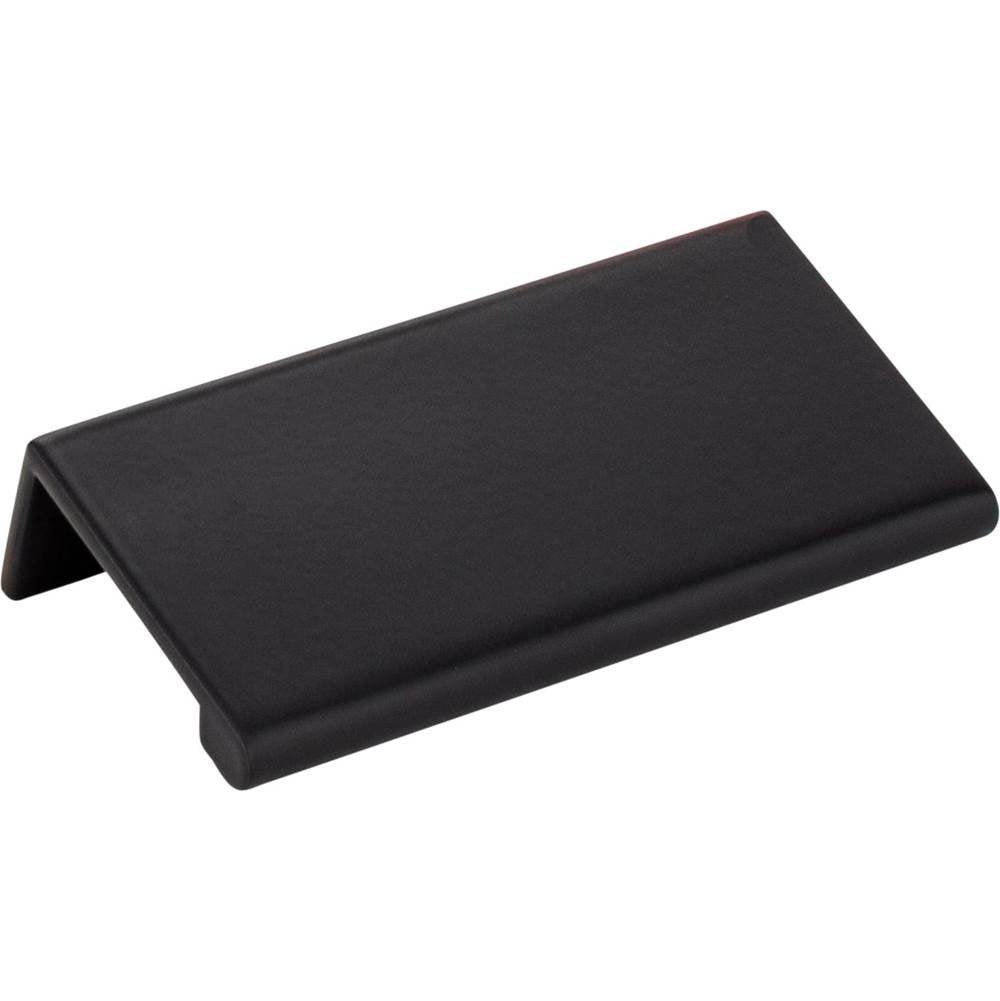 Hardware Resources - 3'' Overall Length Matte Black Edgefield Cabinet Tab Pull - Matte Black