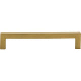 128 mm Center-to-Center Brushed Gold Square Stanton Cabinet Bar Pull
