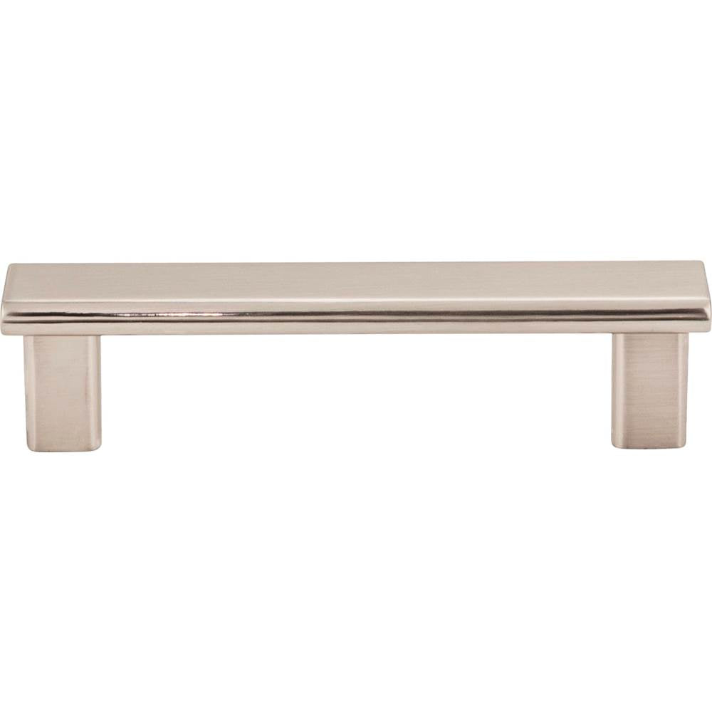 96 mm Center-to-Center Brushed Pewter Square Park Cabinet Pull