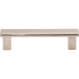 96 mm Center-to-Center Brushed Pewter Square Park Cabinet Pull