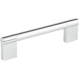 Hardware Resources - 128 mm Center-to-Center Polished Chrome Knox Cabinet Bar Pull - Polished Chrome