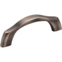 Hardware Resources - 3'' Center-to-Center Brushed Pewter Aiden Cabinet Pull - Brushed Pewter