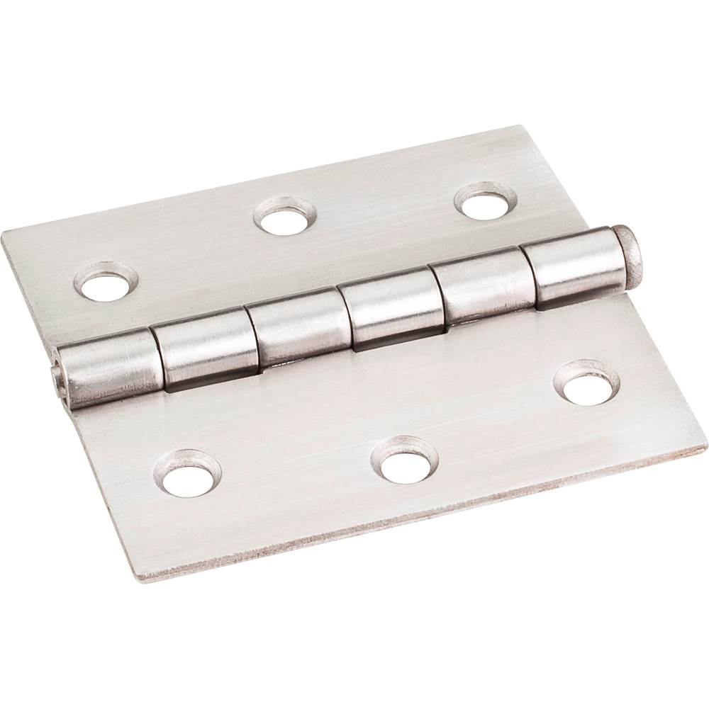 Hardware Resources - Stainless Steel 3'' x 2-3/4''  Single Full Swaged Butt Hinge - Stainless Steel