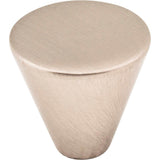 Hardware Resources - 1'' Diameter Satin Nickel Conical Sedona Cabinet Knob - Satin Nickel