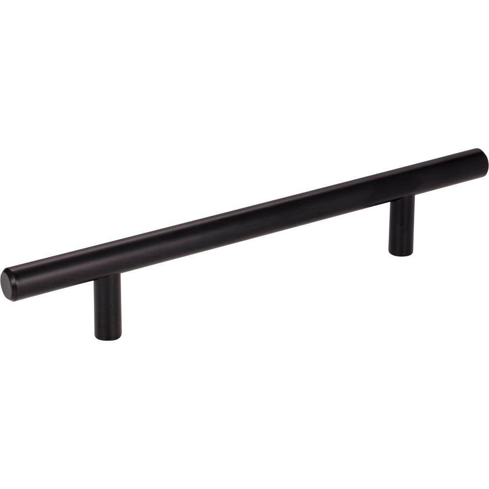 Hardware Resources - 128 mm Center-to-Center Matte Black Naples Cabinet Bar Pull - Matte Black