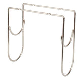 Hardware Resources - Satin Nickel Under Cabinet Wine Bottle Rack - Satin Nickel