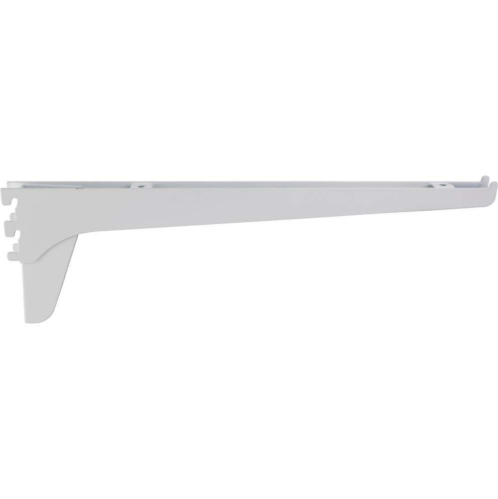 Hardware Resources - 18'' White Plated Heavy Duty Bracket for TRK05 Series Standards - White