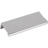 Hardware Resources - 4'' Overall Length Polished Chrome Edgefield Cabinet Tab Pull - Polished Chrome
