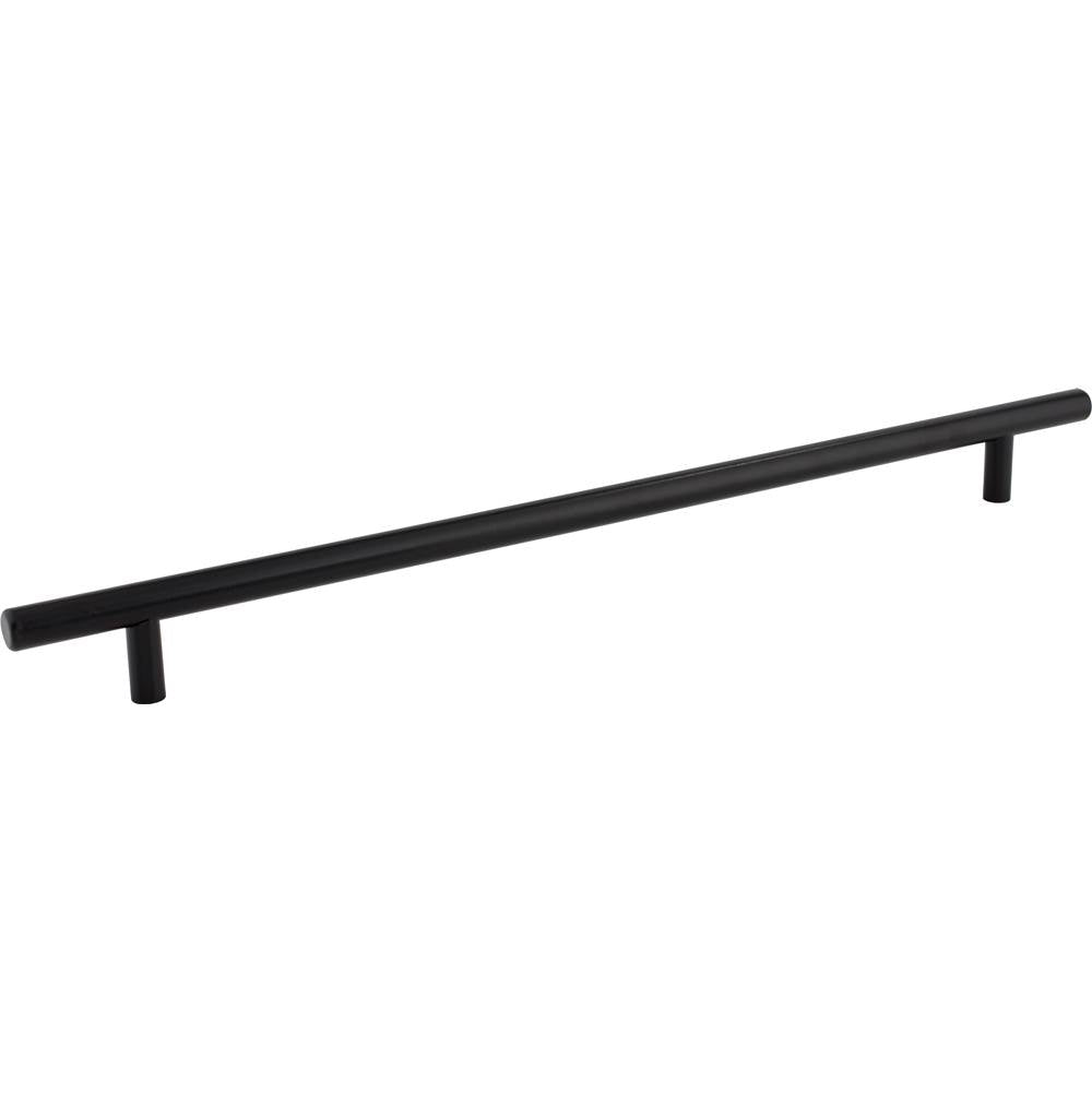 Hardware Resources - 319 mm Center-to-Center Hollow Matte Black Stainless Steel Naples Cabinet Bar Pull - Matte Black Stainless Steel