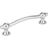 Hardware Resources - 96 mm Center-to-Center Polished Chrome Syracuse Cabinet Bar Pull - Polished Chrome