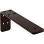 Hardware Resources - 10'' W x 2'' D x 4'' H L-Shaped Countertop Support - Black